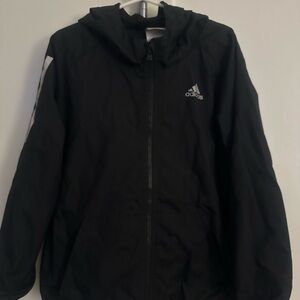 Adidas Black Hooded Jacket